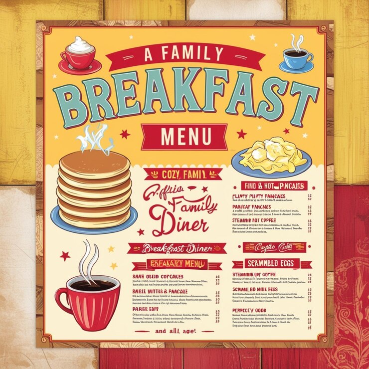 Photo menu posters