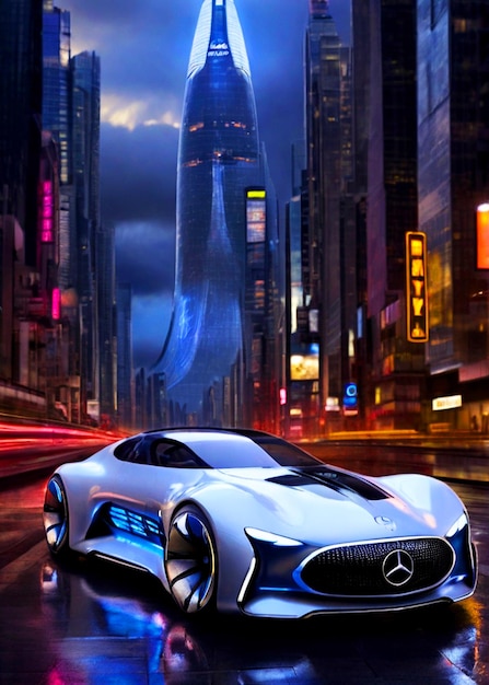 Photo mercedes benz avtr concept car