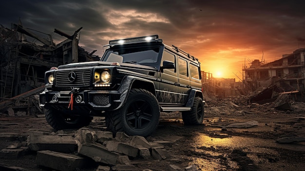 Mercedes G offroad