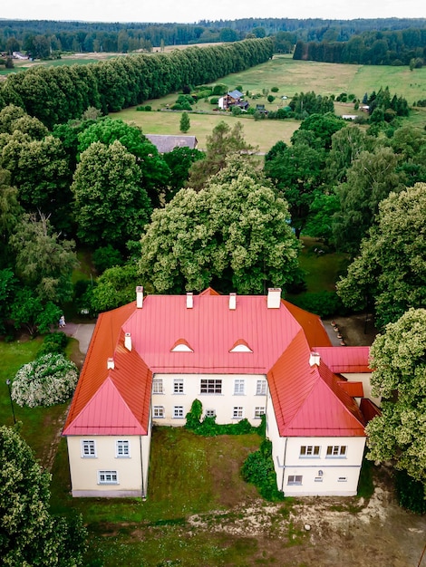 The Mercendarbe Manor is one of the most magnificent historic buildings in Baldone Latvia