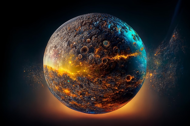 Premium Photo | Mercury a planet in the solar system