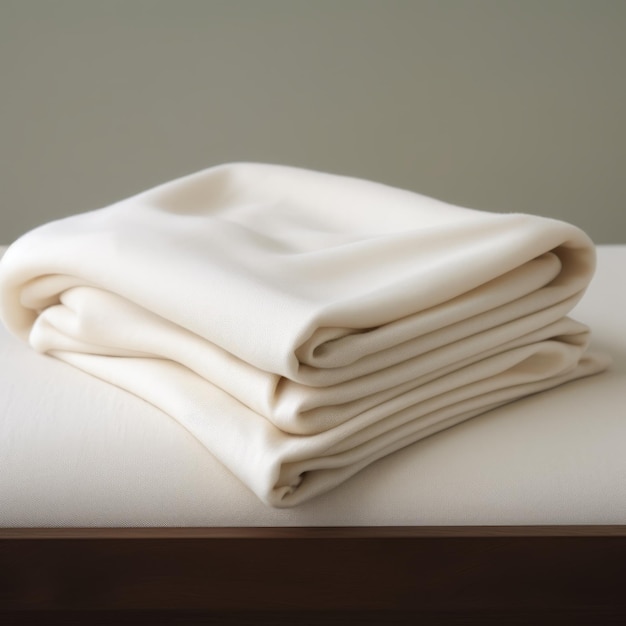Merino wool plain sheet simple and calm linens for a meditative atmosphere