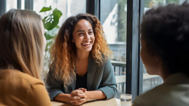 Foto merkstrategen die het imago van een bedrijf herpositioneren