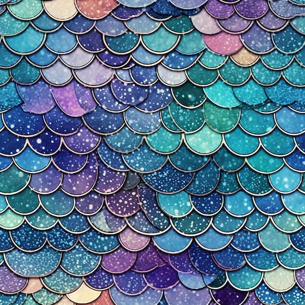 Photo mermaid scales background