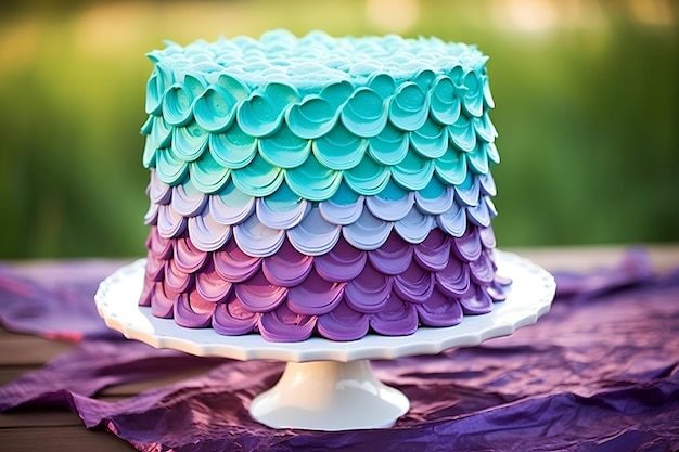 Mermaidcore Cake