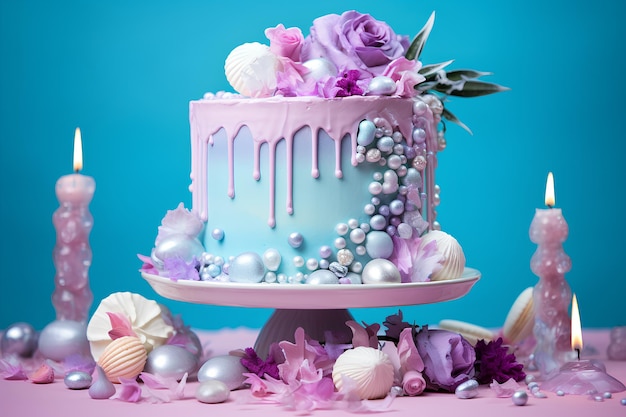 Mermaidcore Cake