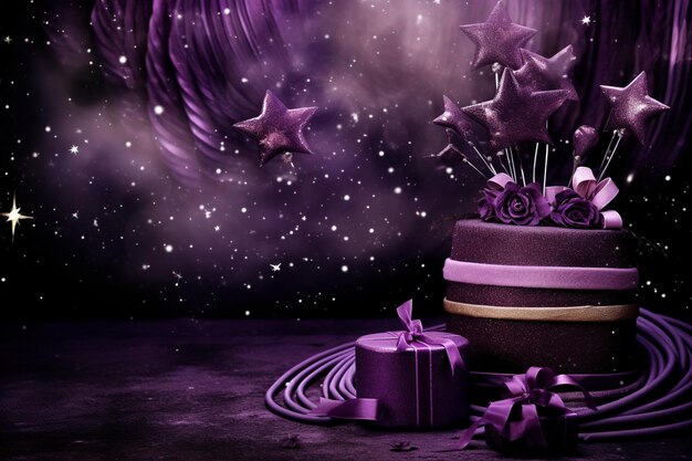 Merriment Magic Birthday Background