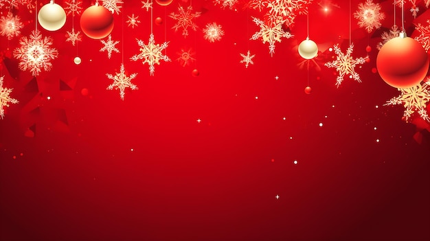 Photo merry christmas abstract red empty background