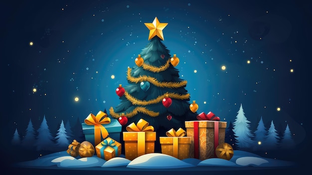 merry christmas background HD 8K wallpaper Stock Photographic Image