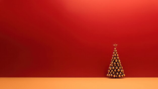 Merry Christmas background Illustration AI Generative