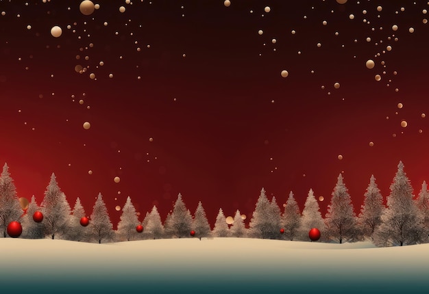 Photo merry christmas banner background