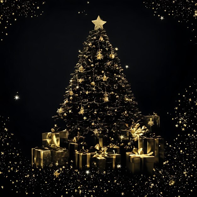 Merry Christmas black backgrounds