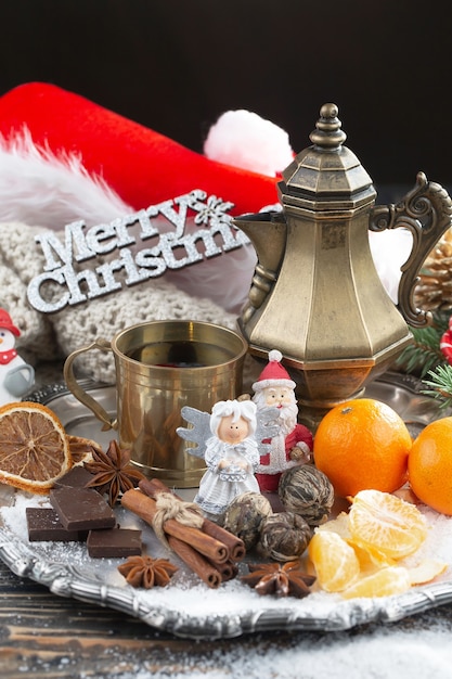 Merry Christmas concept met geschenken en kerstversiering