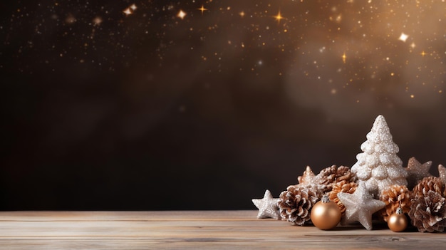 Merry christmas copy space background