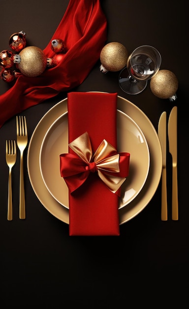 Merry Christmas dinner background