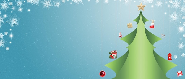 メリークリスマスグリーティングカード、クリスマスツリーのデザインコンセプト。