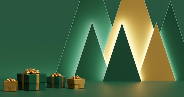Merry christmas and happy new year 2022 scene for product presentation abstract minimal concept