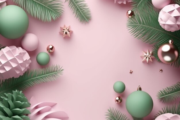 Merry Christmas and Happy New Year background