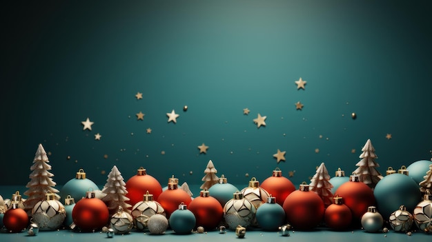 Merry christmas and happy new year background