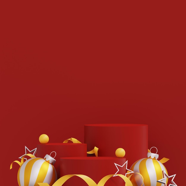 メリークリスマスと幸せな新年のバナーデザイン