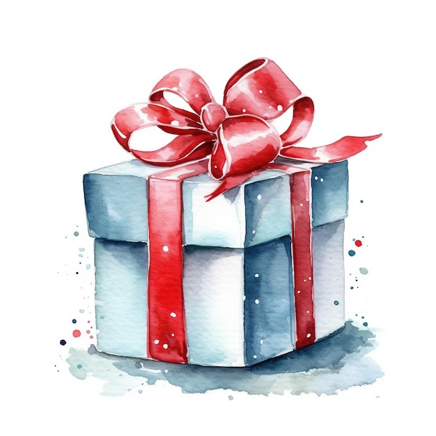 Merry Christmas and Happy New Year design Realistic pile gifts boxes Ai Generated