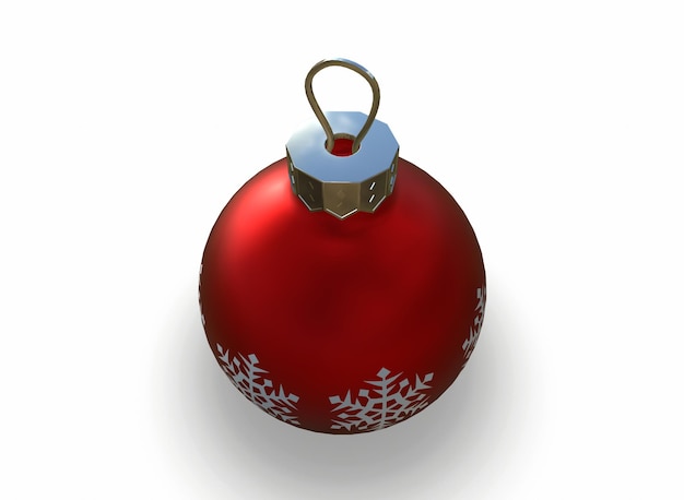 Photo merry christmas and happy new year toy decoration 3d-rendering