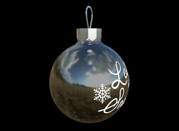 Merry Christmas and Happy New Year toy decoration 3d-rendering.