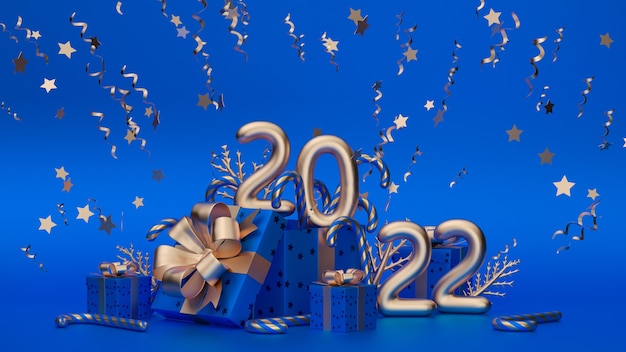 Merry Christmas and Happy New Year Xmas Festive background with real objects Holiday elements