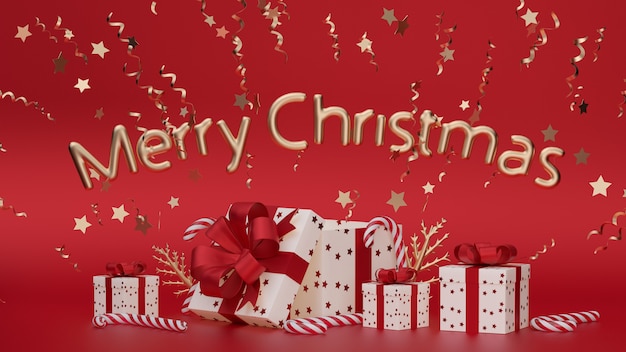 Merry Christmas and Happy New Year Xmas Festive background with real objects Holiday elements