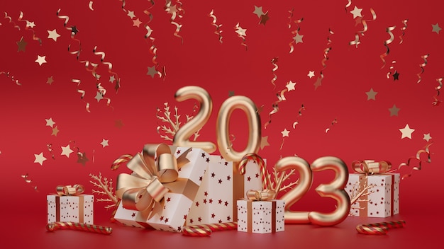 merry christmas and happy new year xmas festive background with real objects holiday elements