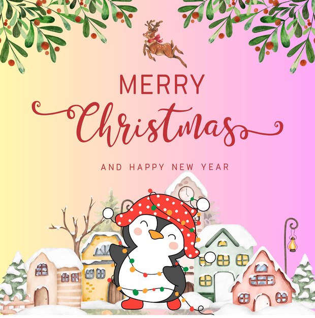 Photo merry christmas instagram and facebook post_ christmas wishes