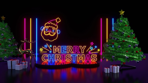 Merry Christmas Neon