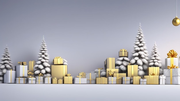 Merry Christmas scene for product display 3d Abstract podium stage background