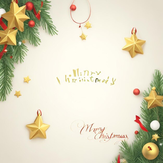 Merry christmas star images collections cute wallpapers ai generated