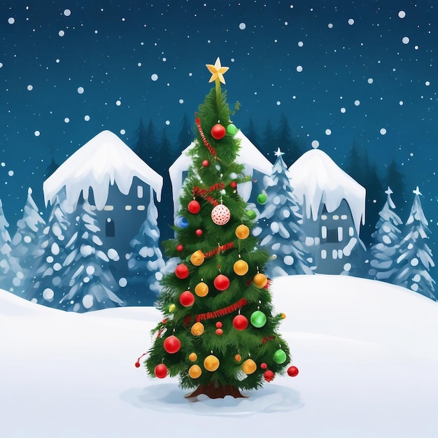 Merry christmas star images collections cute wallpapers ai generated