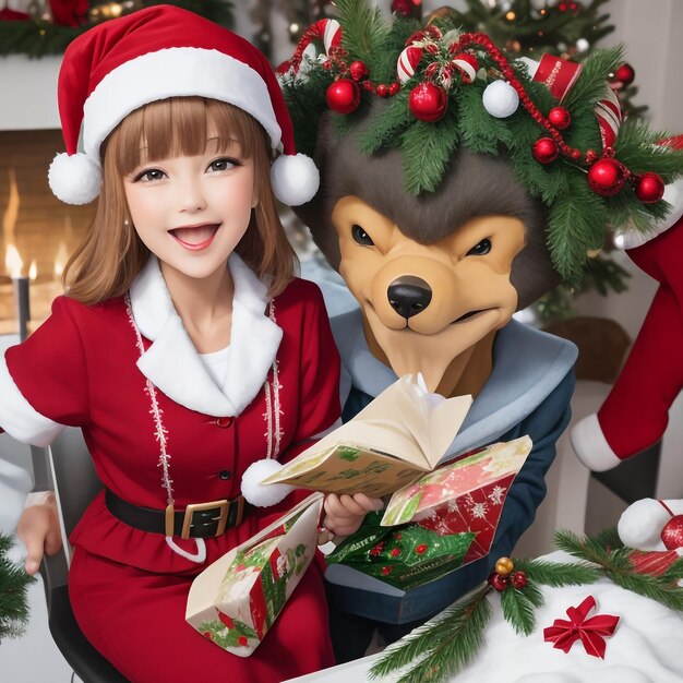 Photo merry christmas star images collections cute wallpapers ai generated