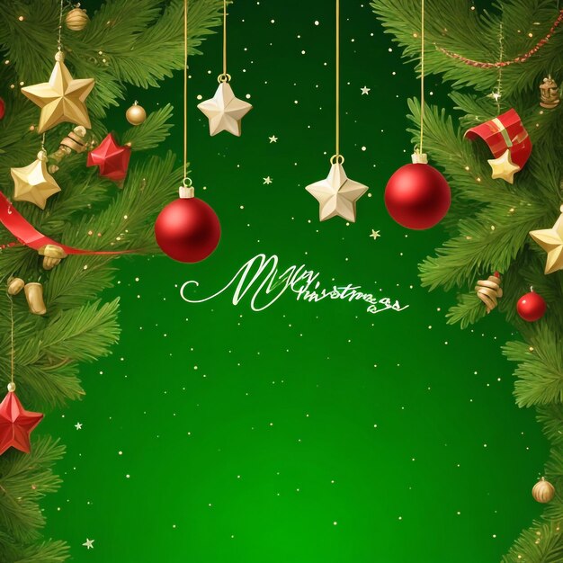 Merry christmas star images collections cute wallpapers ai generated