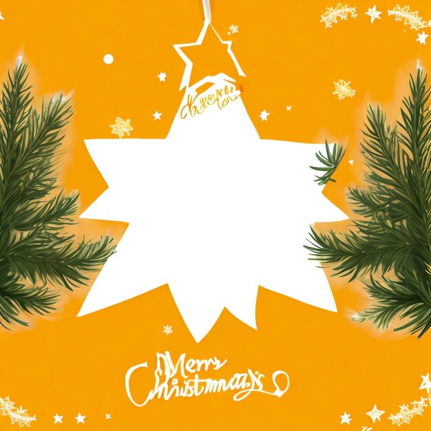 Merry christmas star images collections cute wallpapers ai generated