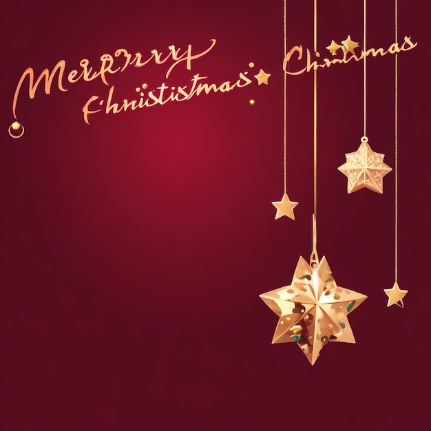 Merry christmas star images collections cute wallpapers ai generated