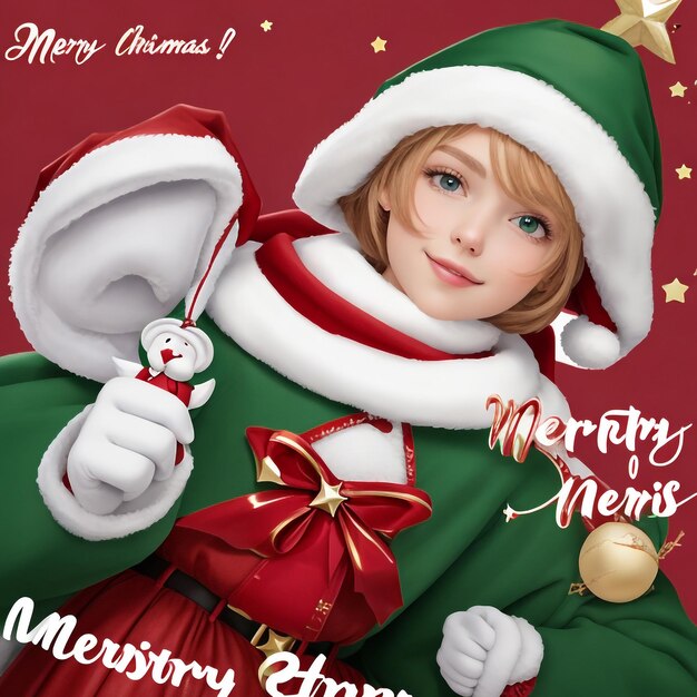 Photo merry christmas star images collections cute wallpapers ai generated