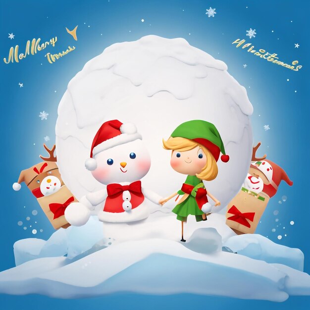 Merry christmas star images collections cute wallpapers ai generated