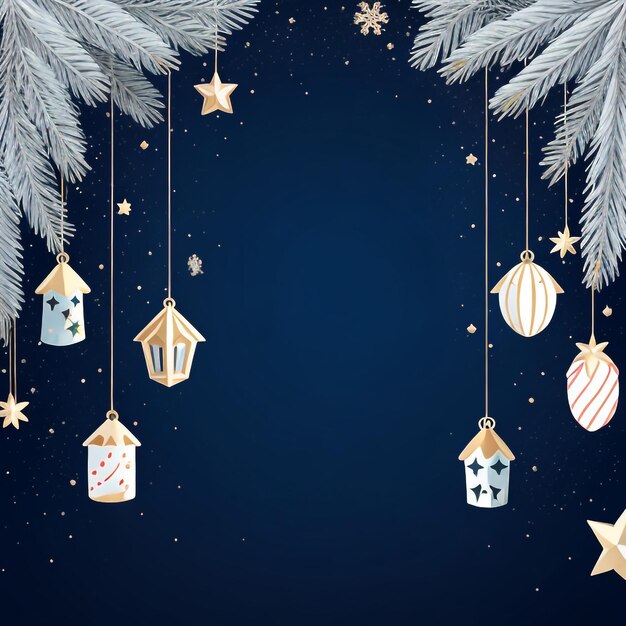 Merry christmas star images collections cute wallpapers ai generated