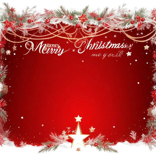 Merry christmas star images collections cute wallpapers ai generated