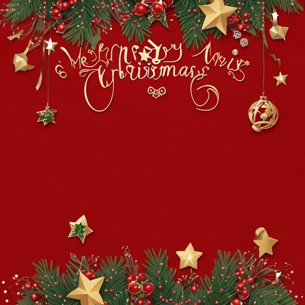 Merry christmas star images collections cute wallpapers ai generated