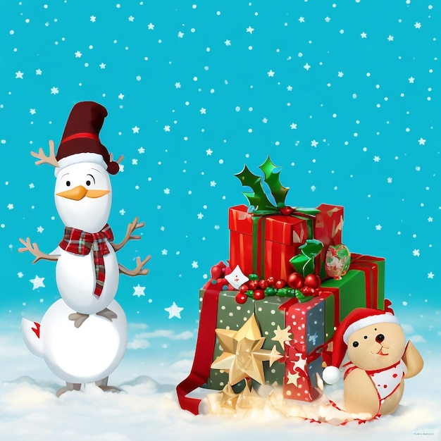 Merry christmas star images collections cute wallpapers ai generated