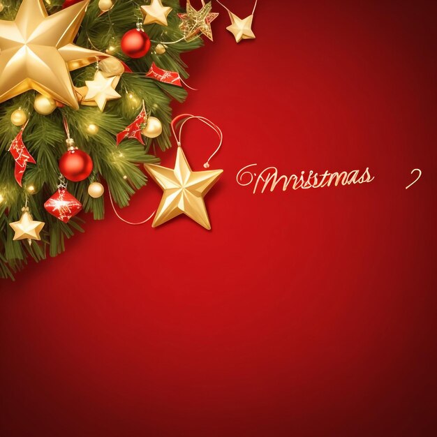 Merry christmas star images collections cute wallpapers ai generated