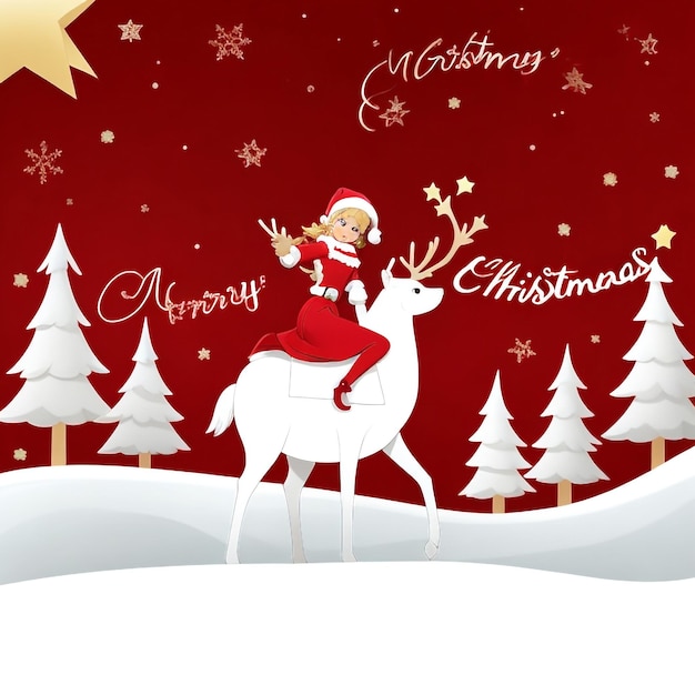 Merry christmas star images collections cute wallpapers ai generated