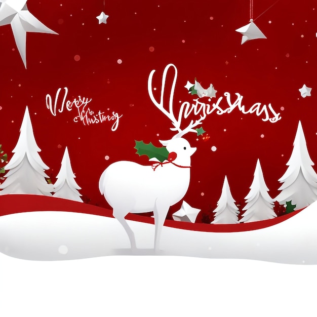 Merry christmas star images collections cute wallpapers ai generated