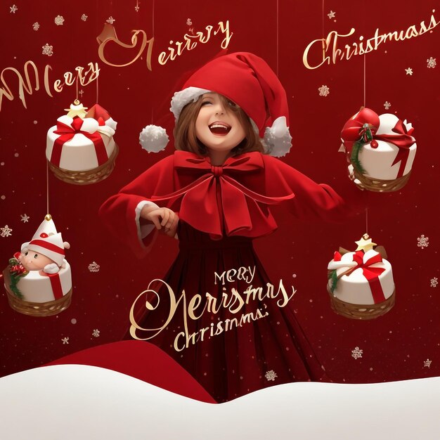 Merry christmas star images collections cute wallpapers ai generated