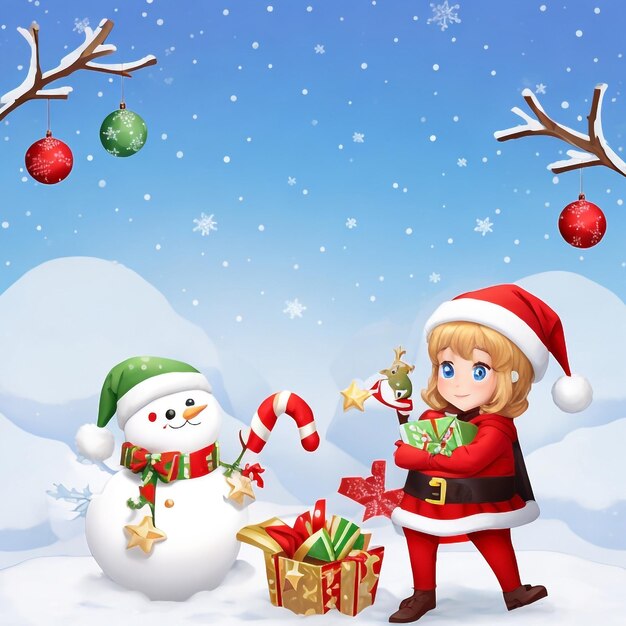 Merry christmas star images collections cute wallpapers ai generated